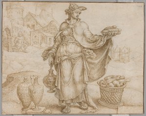 Abigail av Maerten van Heemskerck