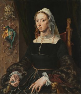 Porträtt av Machtelt Suijs av Maerten van Heemskerck