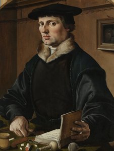 Porträtt av en man, möjligen Pieter Gerritsz Bicker, 1529