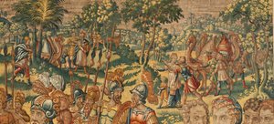 Berättelsen om Gideon, hebréernas domare och krigare, sent 1500-tal (gobeläng)