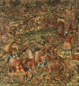 Berättelsen om Gideon, sent 1500-tal (silke och ull) av Maerten van Heemskerck