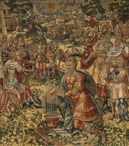 Berättelsen om Gideon, sent 1500-tal (silke och ull) av Maerten van Heemskerck