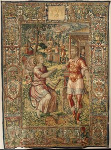 Berättelsen om Gideon, sent 1500-tal (silke och ull) av Maerten van Heemskerck