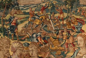Berättelsen om Gideon, sent 1500-tal (silke och ull) av Maerten van Heemskerck