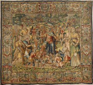 Berättelsen om Gideon, sent 1500-tal (silke och ull) av Maerten van Heemskerck