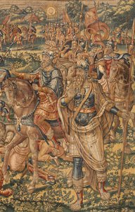 Berättelsen om Gideon, sent 1500-tal (silke och ull) av Maerten van Heemskerck