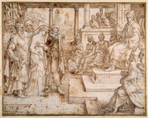 Susannah anklagas av de äldste av Maerten van Heemskerck