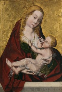 Jungfrun diar barnet, ca. 1490 av Maestro Bartolomé