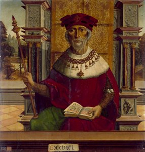 Profeten Hesekiel, ca. 1525 av Maestro de Becerril