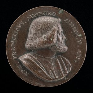 Francesco Malipiero, venetiansk patricier, bror till Vincenzo [framsidan], 1523.
