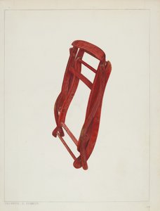 Barns hopfällbara stol, ca. 1938. av Magnus S. Fossum