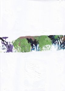 Lugnt abstrakt landskap