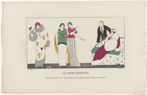 Journal des Dames et des Modes, 1 januari 1913: Det svåra valet av Maire