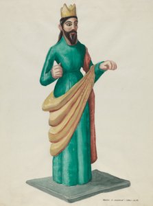 Ärkeängel Bulto, ca. 1937. av Majel G. Claflin