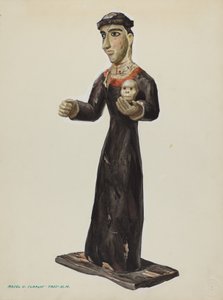 Bulto - Saint Rita, ca. 1938. av Majel G. Claflin