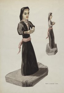 Bulto, Santa Rita, ca. 1937.