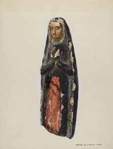 Bulto Virgin, ca. 1939.