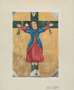Målning av St Liberata, ca. 1939.