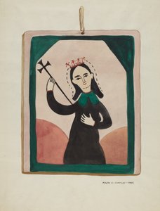 Jungfrualtartavla, ca. 1937. av Majel G. Claflin