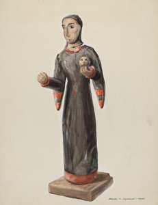 Santa Rita - Bulto, ca. 1938. av Majel G. Claflin