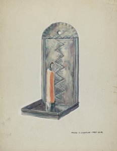 Plåtlampa, 19351942. av Majel G. Claflin