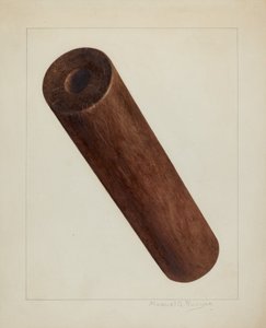 Tryckrulle, c. 1938. av Manuel G. Runyan