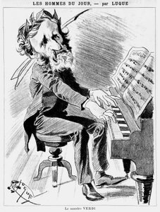 Tecknad film om Verdi - av Luque