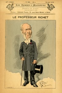 Omslag till The Men of Today, nummer 325 ,, illustration av Manuel Luque (1854-1919): Richet Charles (1850-1935) av Manuel Luque