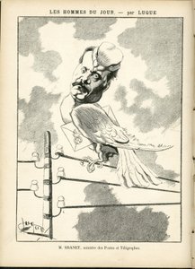 Illustration av Manuel Luque (1854-1919) i La Caricature (1880) av Manuel Luque
