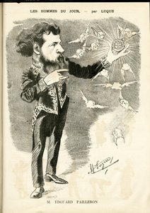 Illustration av Manuel Luque (1854-1919) i La Caricature (1880) av Manuel Luque