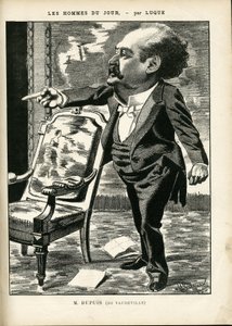 Illustration av Manuel Luque (1854-1919) i La Caricature (1880) av Manuel Luque