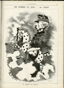 Illustration av Manuel Luque (1854-1919) i La Caricature (1880) av Manuel Luque