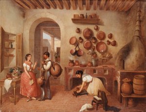 I köket på Hacienda, av Manuel Serrano