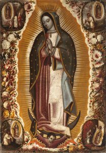 Jungfrun av Guadalupe (Virgen de Guadalupe) av Manuel de Arellano