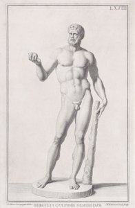 Staty av Herkules, 1734. av Marc