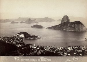 Utsikt över Botafogo, Brasilien