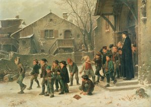 Efter klass, 1859 av Marc Louis Benjamin Vautier