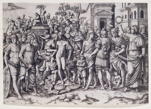 A Triumph (gravyr) av Marcantonio Raimondi
