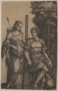 Venus uppenbarar sig för Aeneas