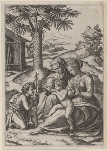 Madonna under en palm