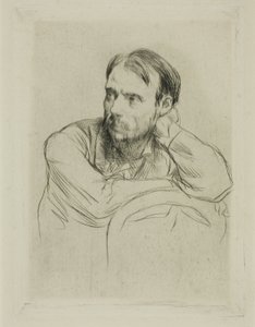 Porträtt av Renoir av Marcellin Gilbert Desboutin