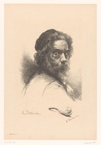 Självporträtt av Marcellin Gilbert Desboutin