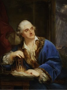 Stanislas II Augustus, kung av Polen och Litauen - Porträtt av Stanislaw II Augustus Poniatowski, kung och storhertig av det polsk-litauiska samväldet (1732-1798) av Bacciarelli, Marcello (1731-1818). Olja på duk, storlek: 111,5x85,5