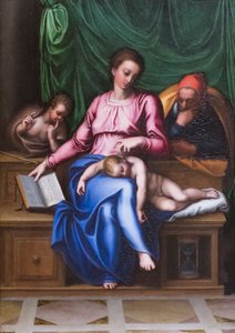 Heliga familjen och den helige Johannes döparen