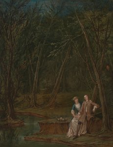 Älskare i en glänta av Marcellus Laroon the Younger