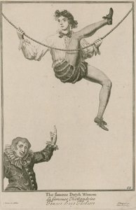 Bartholomew Fair, London: Den berömda holländska kvinnan, 1687