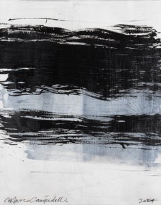 Big Line, 2024 (akryl på duk) av Marco Campedelli