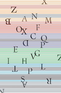 Letters in Caos, 2014 (blandteknik) av Marco Campedelli