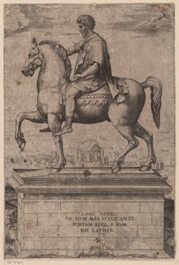 Ryttarstaty av Marcus Aurelius av Marco Dente