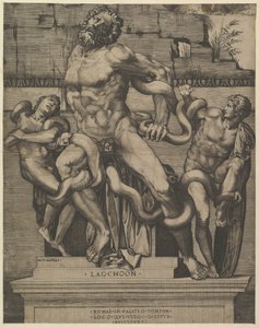 Spegel av romersk storhet: Laocoon, 1500-talet. av Marco Dente